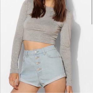 Urban outfitters BDG super high rise foxy shorts